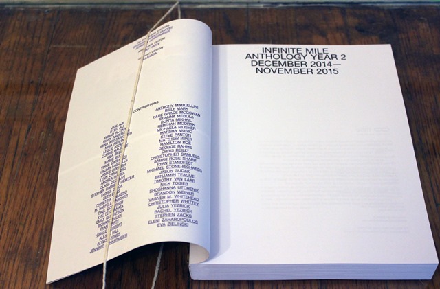 infinite mile anthology year 2: December 2014 - November 2015